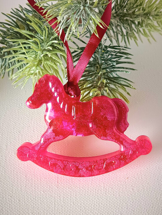 Kalėdinis eglutės žaisliukas „Arkliukas“